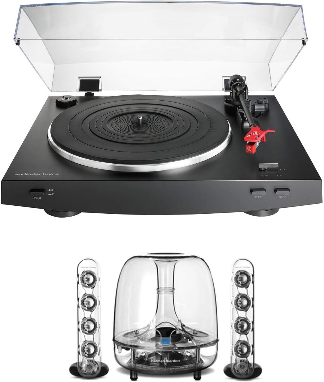 AudioTechnica ATLP3BK Fully Automatic BeltDrive Stereo