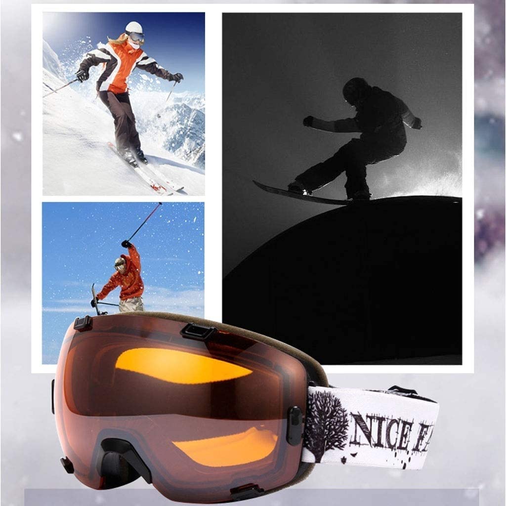 Lunettes de ski et de snowboard avec verres photochrom Lunettes de ski et de snowboard avec verres photochrom