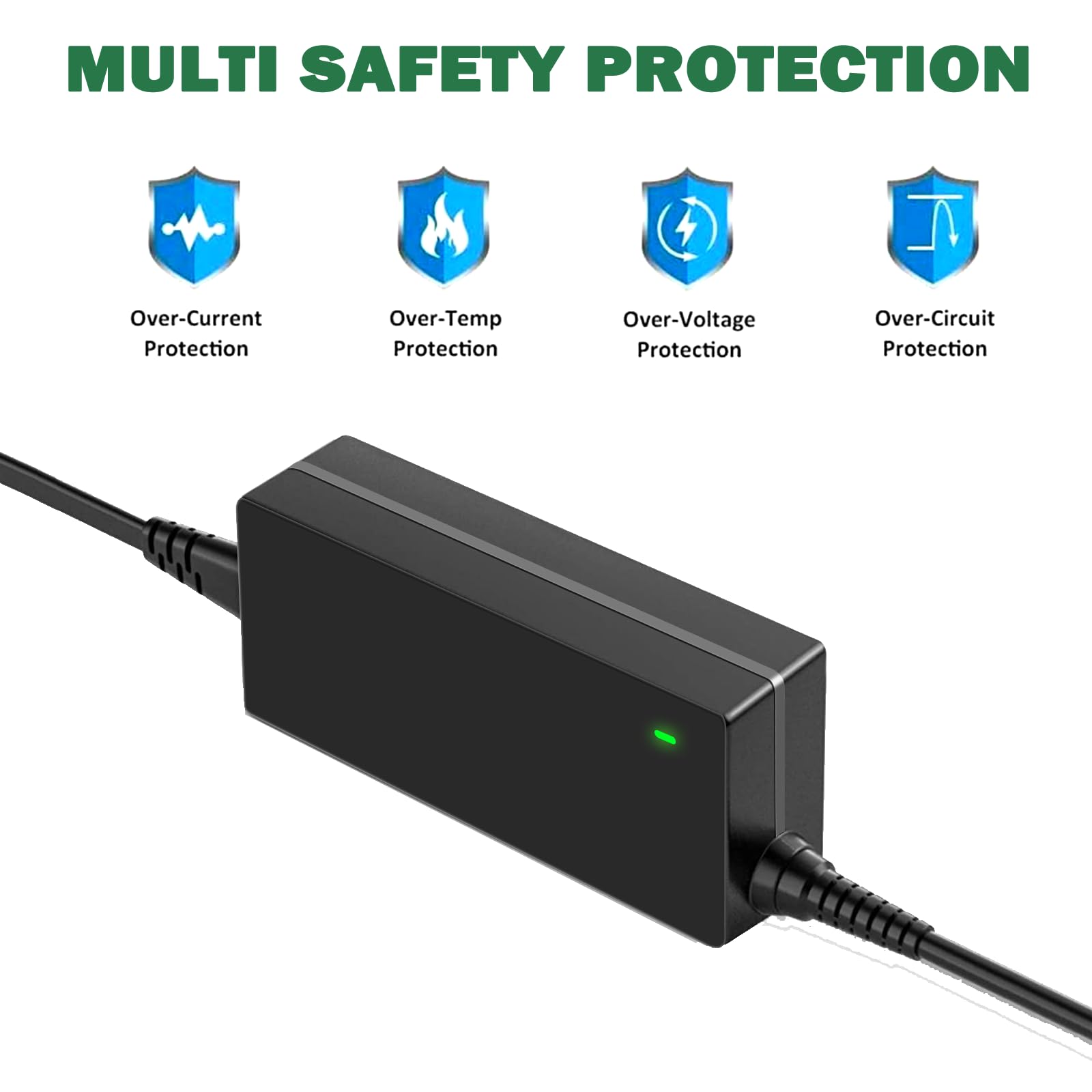 12V 5A CCTV Camera Stromversorgung, mit 1-8 Splitterkabel, AC 100-240V. | passend für Samsung Q-See Swann Annke Kamera Sicherheitskameras DVR / NVR System (60W Max)