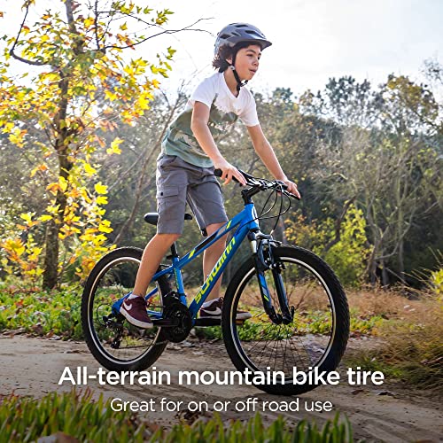 Schwinn Replacement Bike Tire, Mountain Bike, 24 X 1.95-Inch , Black With Kevlar Bead #TOP5