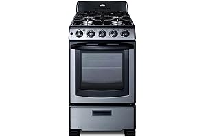 Summit Appliance PRO201SS 20" Wide Gas Range in Stainless Steel