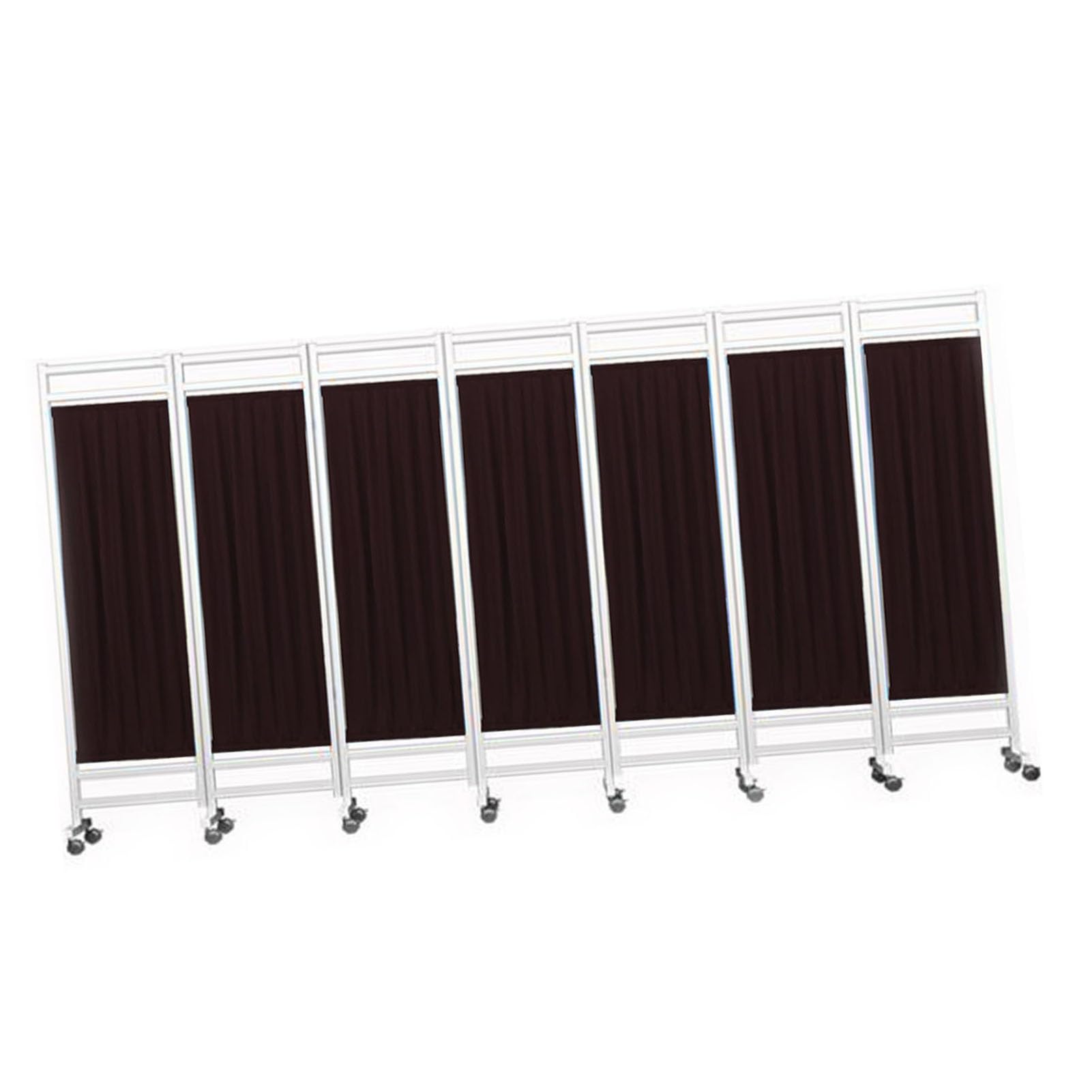 Paravent de confidentialité pliable noir pour agencer un cabinet médical