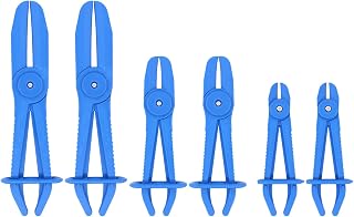 6 tlg Schlauchklemmen Zangen Set Abklemmzange Schlauch Abklemmen Klemmzange