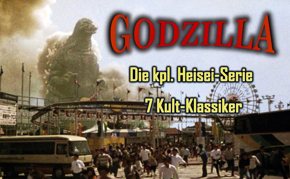 Godzilla Heisei Edition 7 Kaiju Klassiker 7 DVDs Collection Toho Studios Monster Filme Real Animation