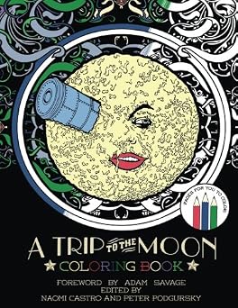A Trip To The Moon Coloring Book