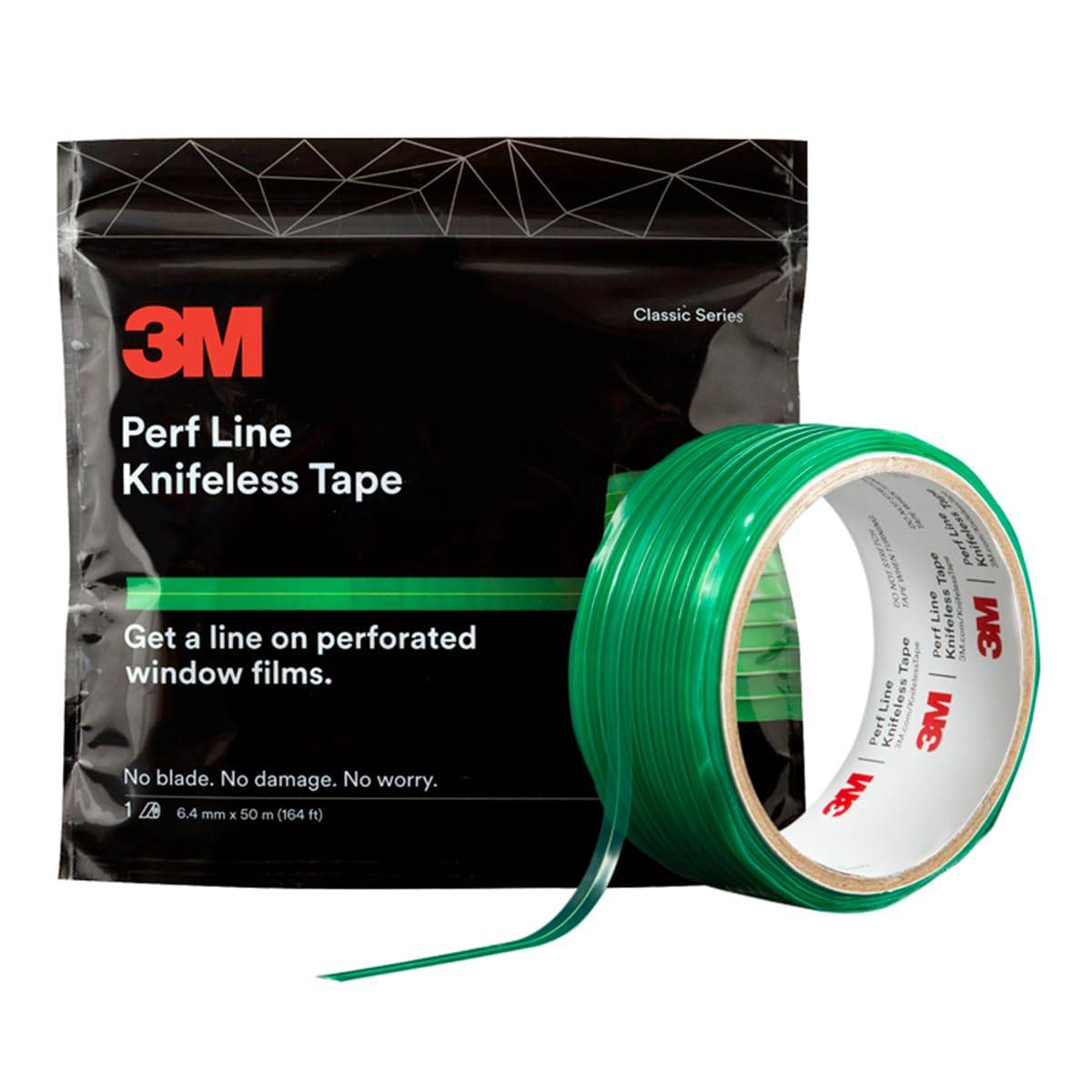 3M | Knifeless Tape, Schneidband für Detailarbeiten beim Wrapping, Perf Line 6,4mm x 50m, Schneidedraht für präzises Schneiden von Folien ohne Klingen