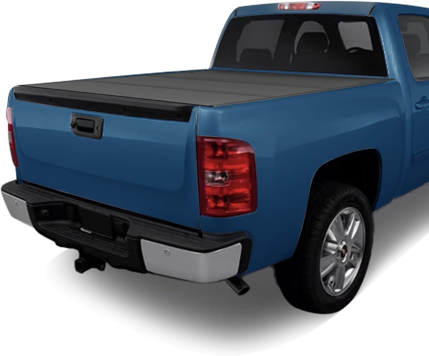 Armordillo USA 8705285 CoveRex TFX Series Low Profile Hard Tri-Fold Truck Bed Tonneau Cover Fits 2007-2013 Chevy Silverado GMC Sierra 1500/2007-2014 2500 3500 HD 5.8 Ft (68") Short Bed