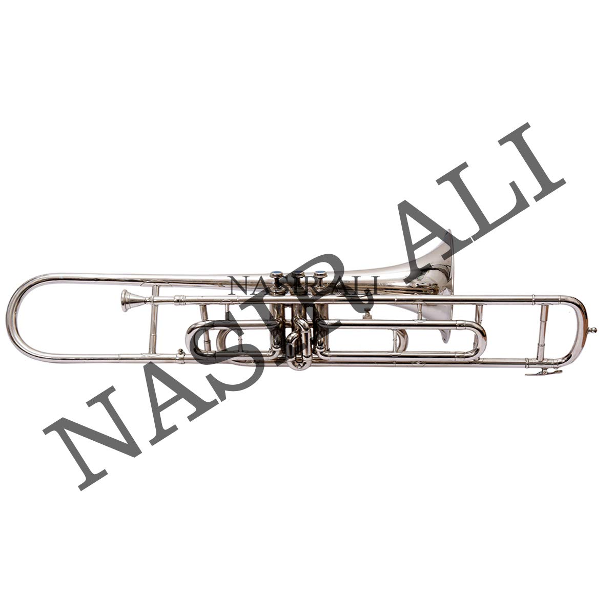 Nasir Ali, Valve Trombone Nickel Plated Bb - Image 2