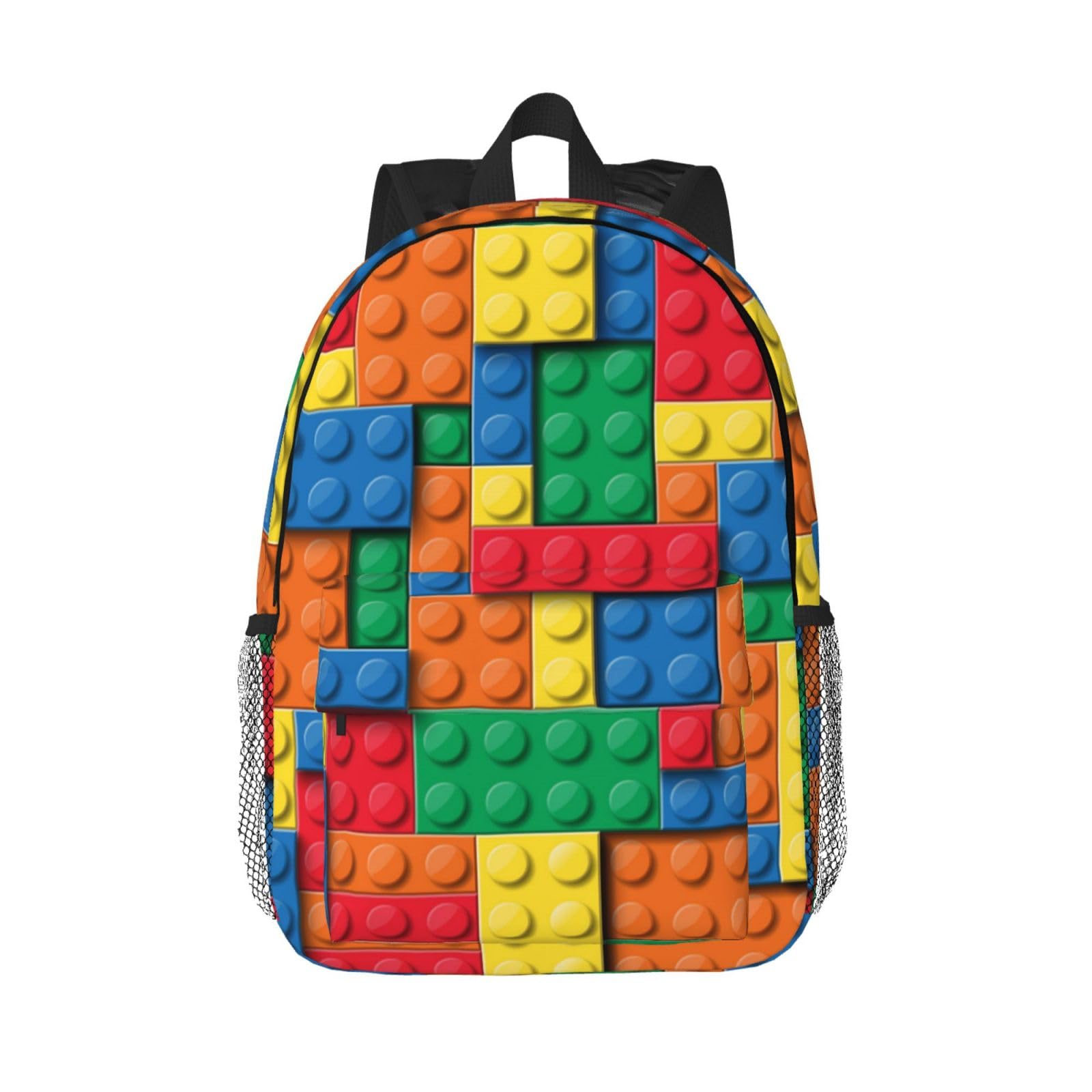 YANGZHI Block Funny Game Colorful Backpack For Teenage Girls And Boys Cute Kids Backpacks Children School Bag