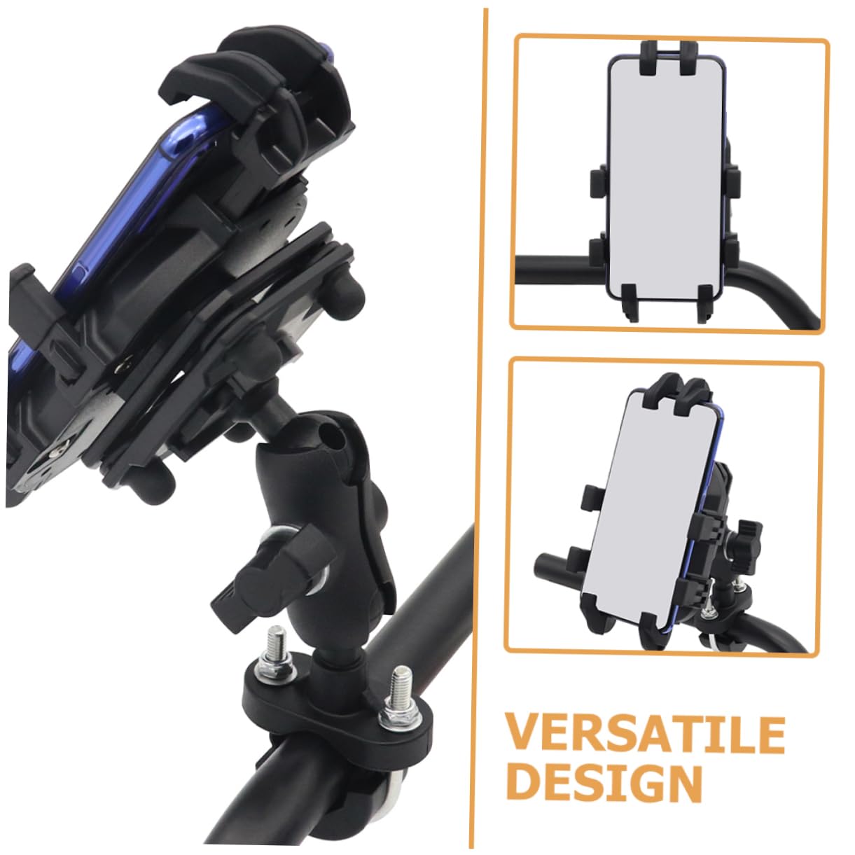 BESTYASH Supporto Telefono Moto Manubrio Supporto Rotazione Gradi Antiurto Compatibile Bici Elettriche Biciclette
