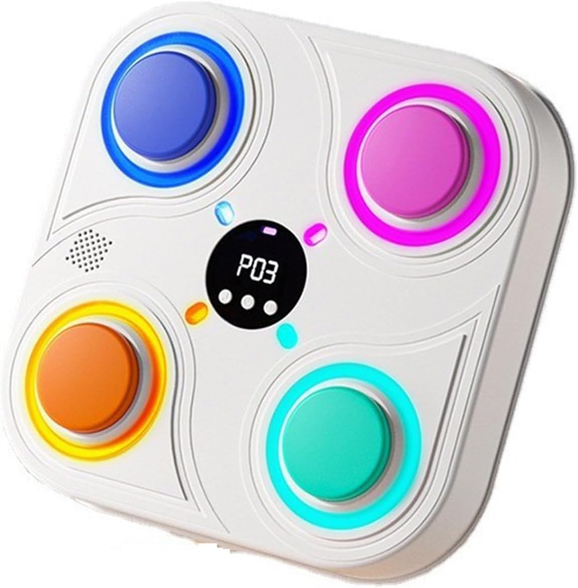 Music Boxing Machine,Interactive Light-Up Target with Digital Display and Small Gloves,Wall Mount Boxing Machine for Home or Office Workouts