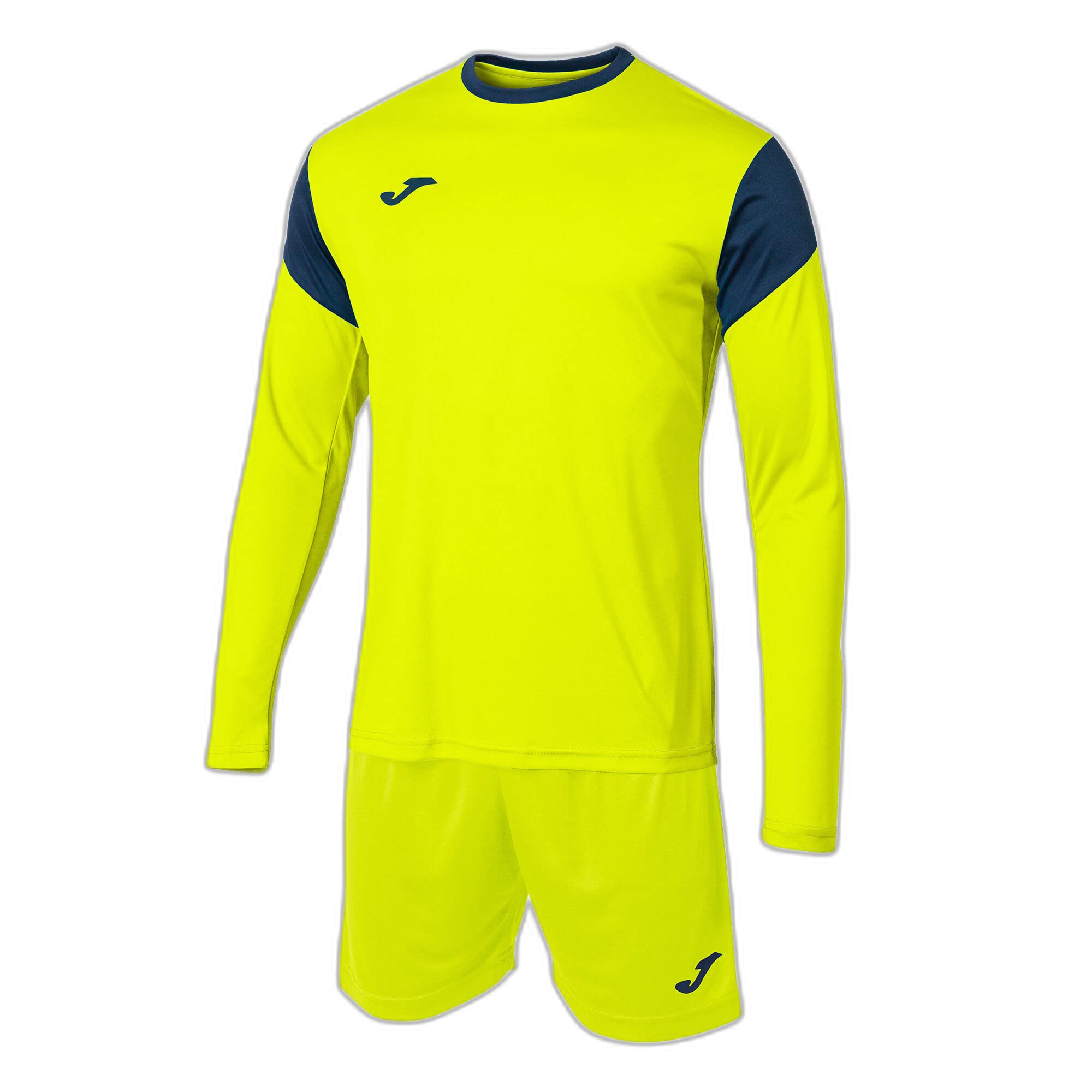 Joma Equipación Marca Modelo Set Phoenix GK Amarillo Fluor Marino