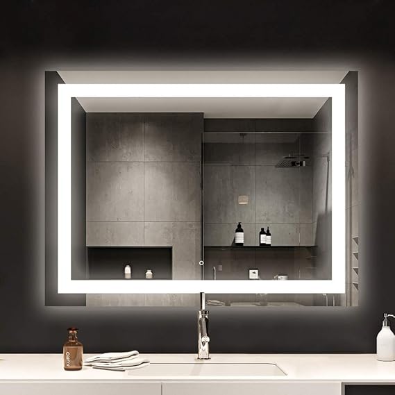 Amazon.com: smartrun Bathroom LED Vanity Backlit Mirror, Lighting Make ...