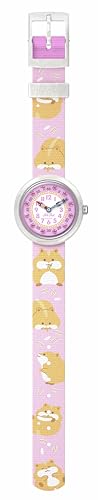 Flik Flak Girl Kids Watch Biosourced Quartz Waterproof Cuddly Hamster2
