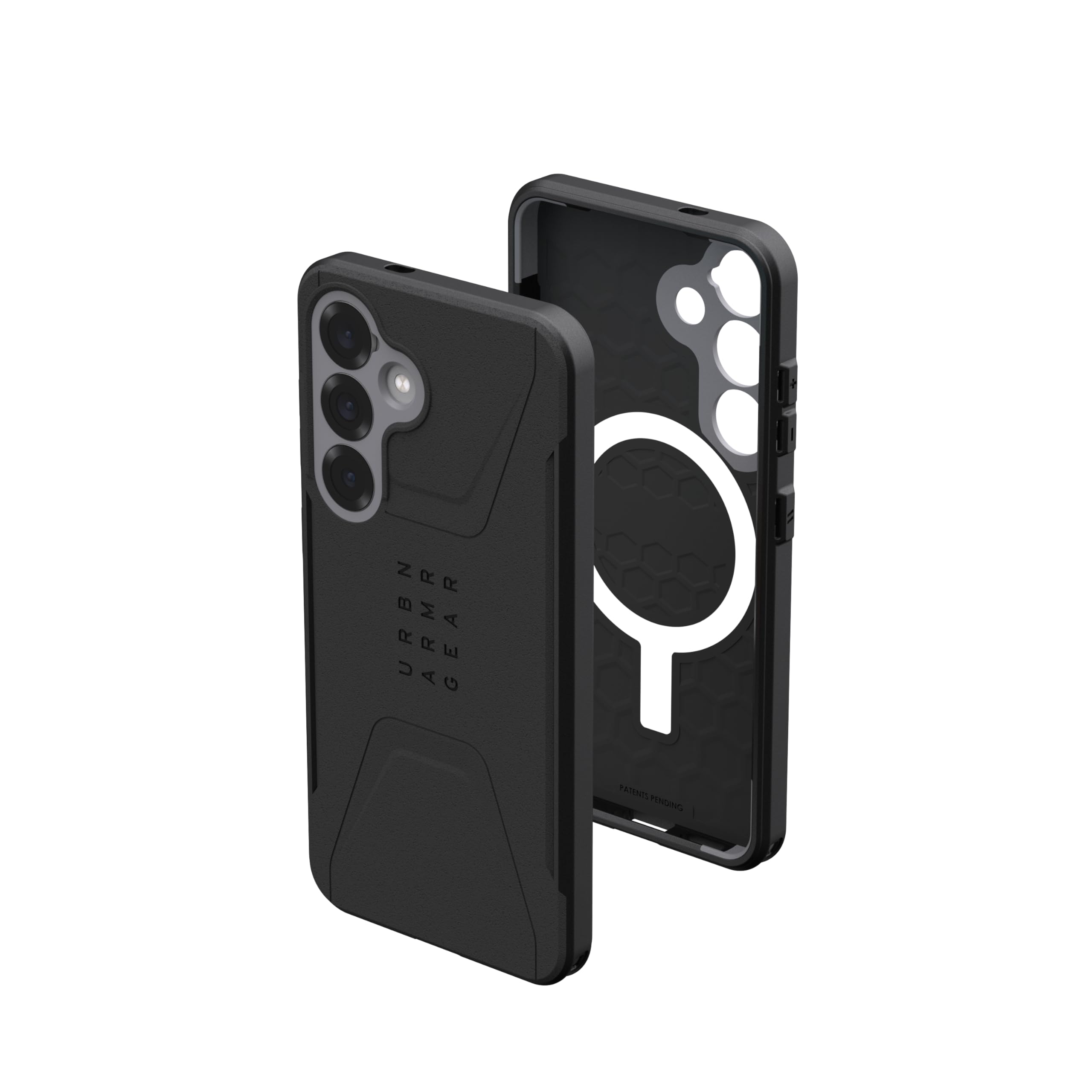 URBAN ARMOR GEAR UAG Designed for Samsung Galaxy S25 Case 6.2" Civilian - Compatible with Magnetic Charging Anti-Slip Rugged Military Drop Tested