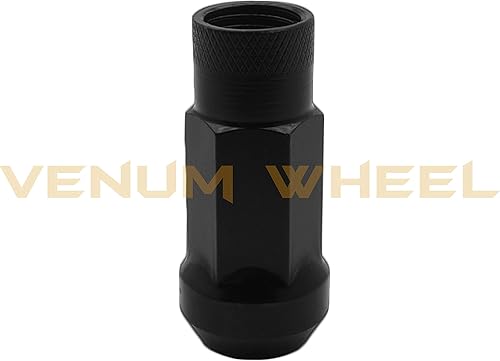 Miniatura 6 de 4 espaciadores de rueda centrados de 5 x 100 0.197 x 4.409 in + kit de conversión de pernos con tacos negros de carreras | Compatible con Audi TT A3