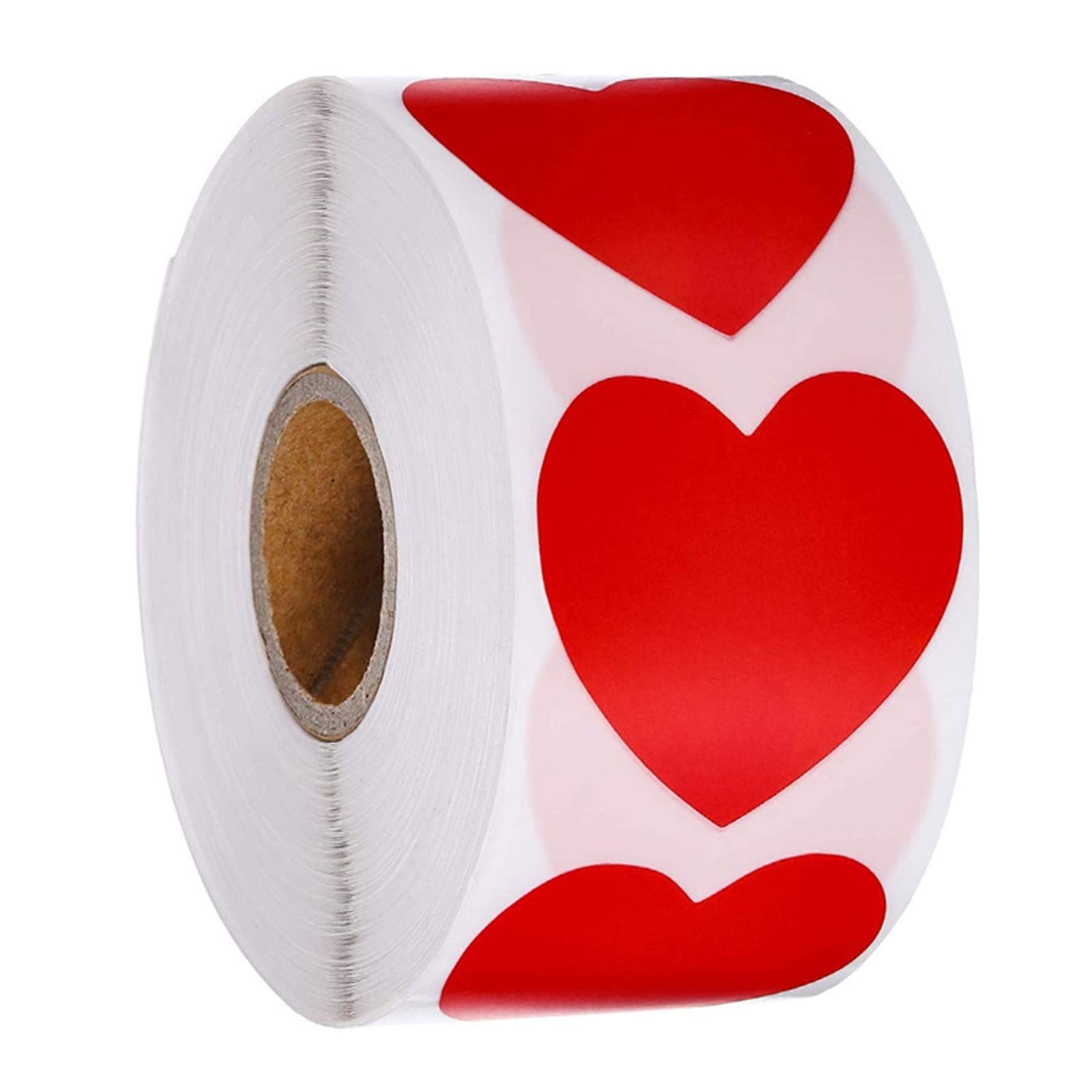 600 Adesivi A Forma Di Cuore Rossi Con Effetto Brillante – Perfetti Per San Valentino E Scrapbooking