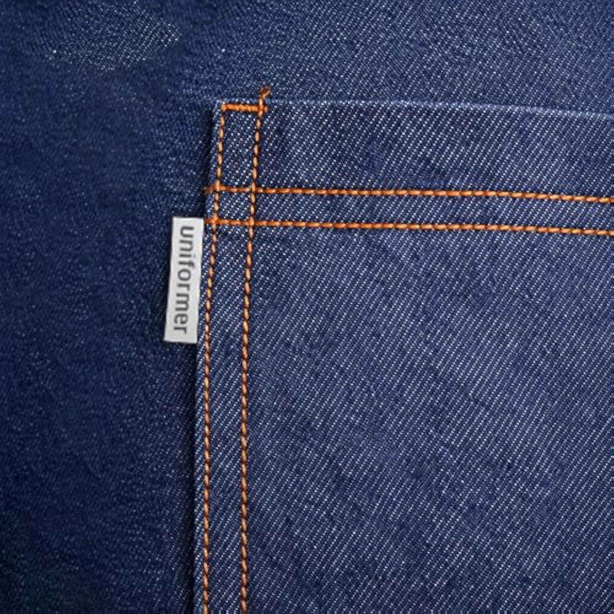 Denim Apron for Men and Women, Durable & Stylish