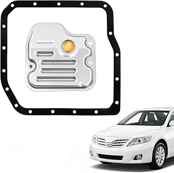 Upgrade RAV4/Highlander/C-amry Automatic Transmission Filter Kit Compatible with 06-12 R-AV4 3.5L, 04-15 Highlander V6, 03-09 C-amry, 04-10 Sienna, Fits for U150E U151E U250E U250F Transmission, 58010