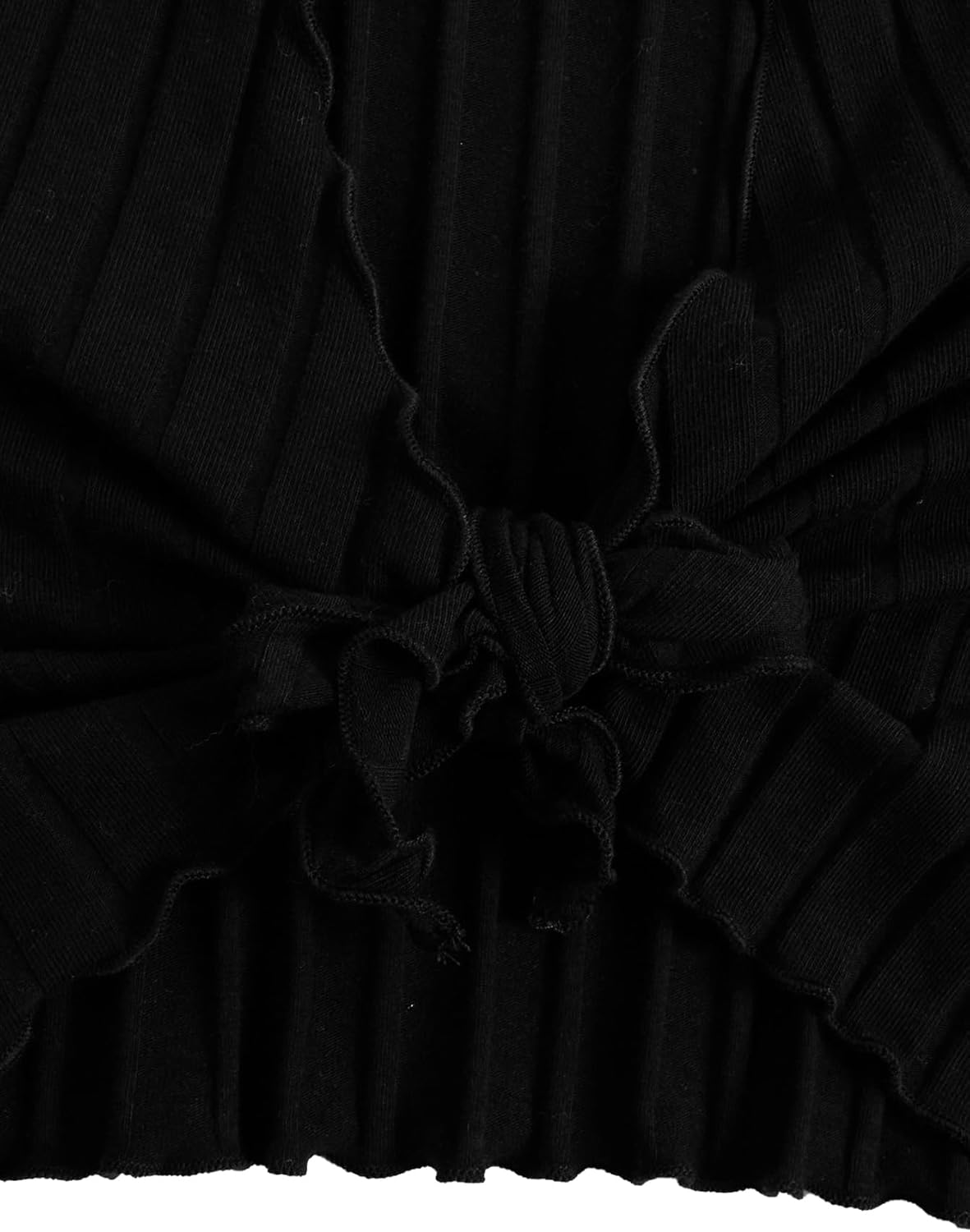 Milumia Women Tie Front Crop Tops Sexy Deep V Neck Y2k Going Out Rave Shirts - Image 4