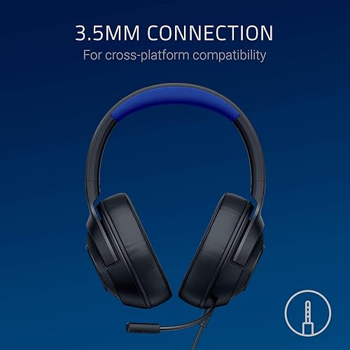 Miniatura 7 de Razer - Audífonos Kraken X Lite ultra ligeros para videojuegos, Clásico NegroAzul talla única