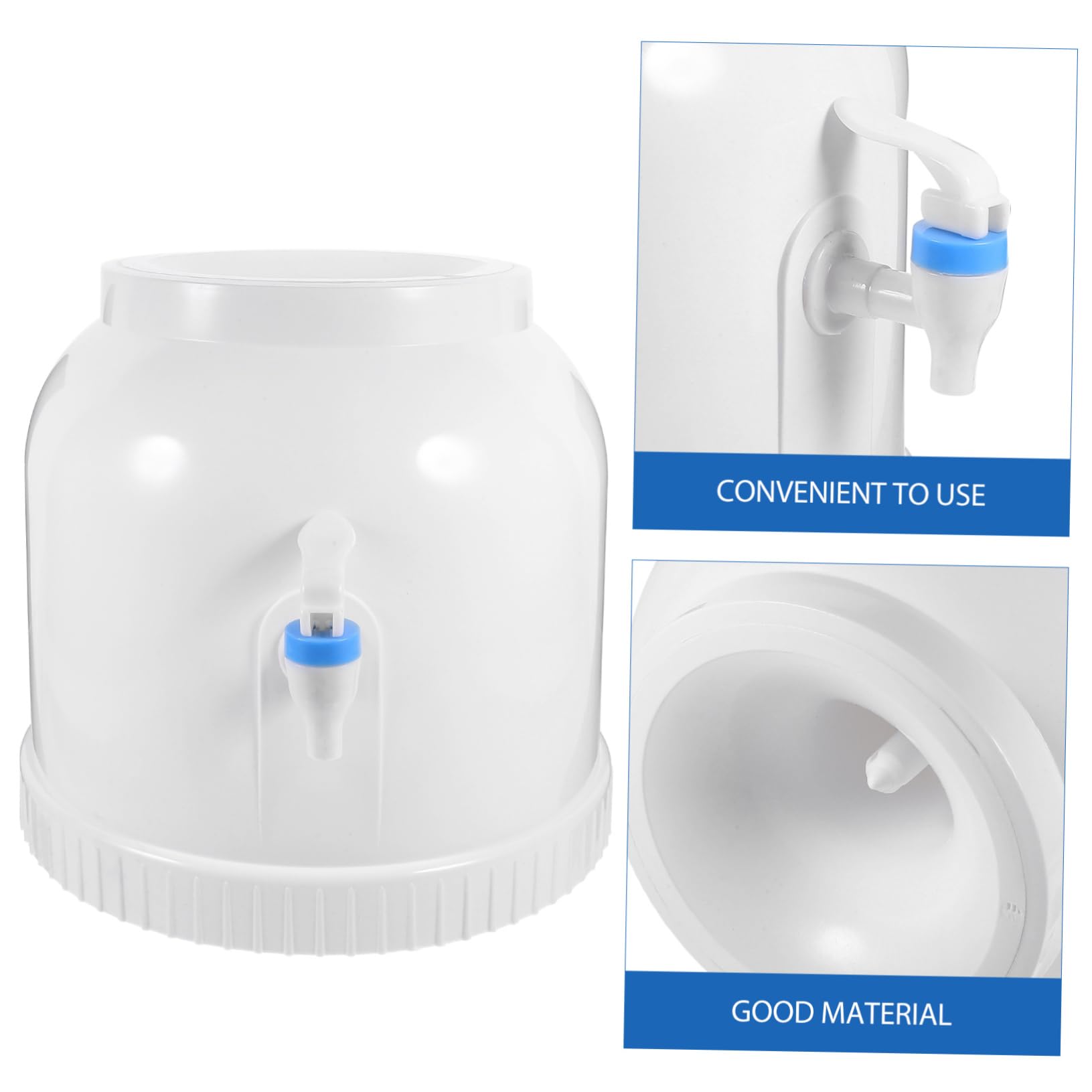 Distributore D'acqua da Tavolo, Supporto per Boccione Bianco in Plastica