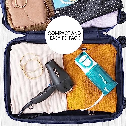 Conair TS184X Clothes-Mini Garment Fabric Steamer Travel Smart-Packable In Carry On Luggage, One Size, Green-Dual Voltage thumb #4