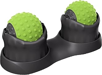 STUVI Foot/Full Body Massage Roller with Hot & Cold Therapy Ball | Deep Tissue & Trigger Point Massager for Pain Relief | Acupressure Tool for Feet, Back, Neck, Shoulders & Legs | Stress & Muscle Tension Relief