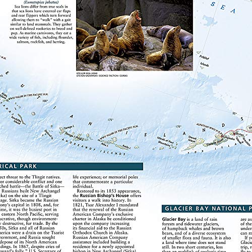 Alaska's Inside Passage (National Geographic Destination Map) #TOP1