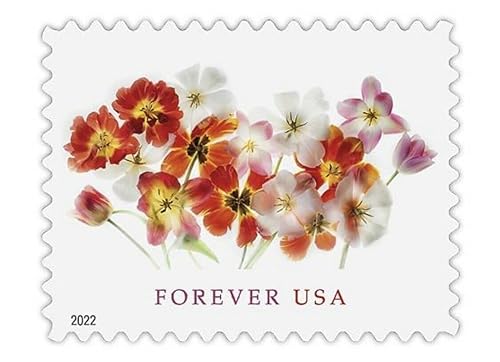 USPS Tulips (Sheet of 20) Postage Forever Stamps Beauty Flowers