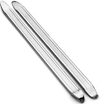 Bike Tire Levers - Motorcycle Tire Spoons Iron Set Dirt Bike Tire Changing Tools 10" Lengthen Premium Stainless Steel Repair Tube for Motorcycles Electric Bicycles Mountain Dirtbike