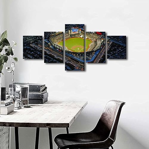 Miniatura 426 de Decoración de pared, lienzo para estadio deportivo de Estados Unidos, arte de pared moderno Fenway Park en Boston, arte de pared para oficina, sala