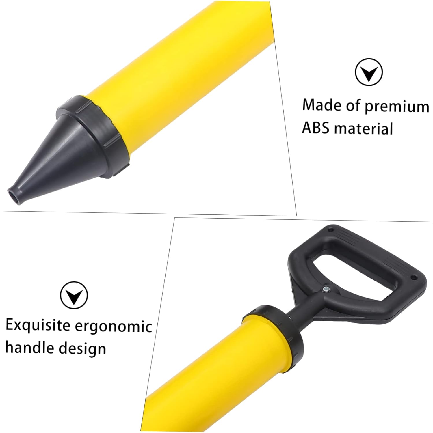 Veemoon 1set Handheld Cement Grouting Tool for Easy Wall Caulking and Filling Gaps Portable Brick Grouting Applicator for Efficient Construction and Decoration