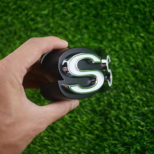 Miniatura 3 de 1 emblema de rejilla frontal de Chevy Chevelle El Camino Super Sports SS de 1970 con retenedores de repuesto para SS (plateado, negro y blanco)