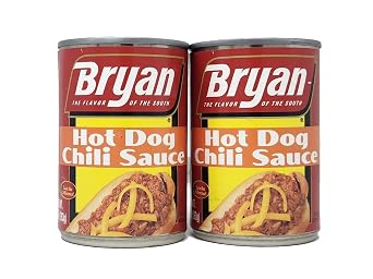 2 pack of Bryan Hot Dog Chili Sauce, 10 oz, The Flavor of the South