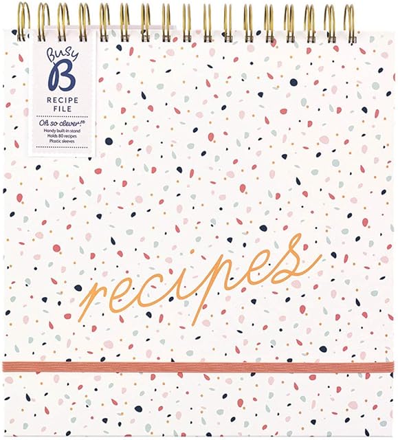 Busy B Recipe File - with Built-in Stand,Multi Coloured