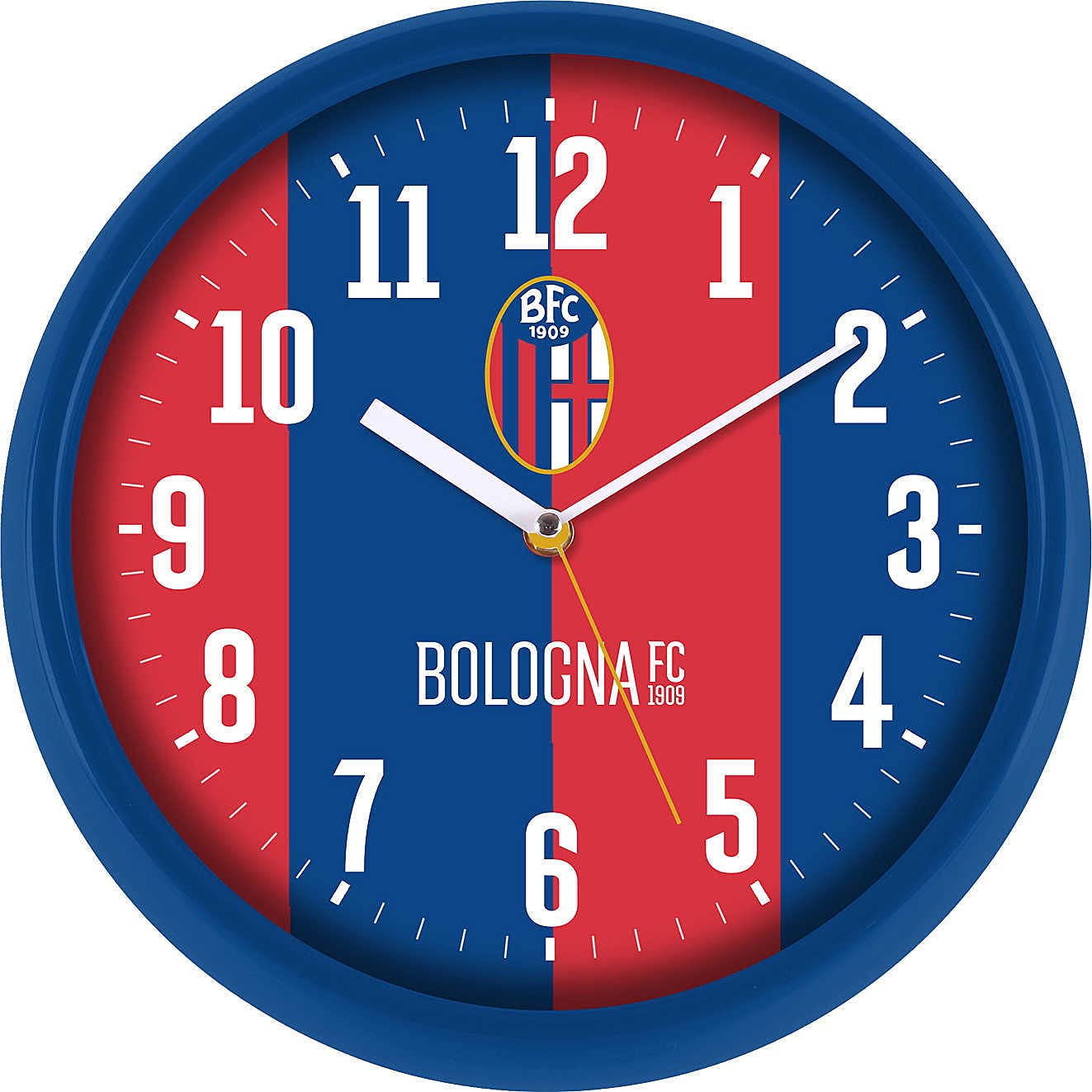 Bologna Fc 1909 Orologio da Parete, Unisex – Adulto, Blu