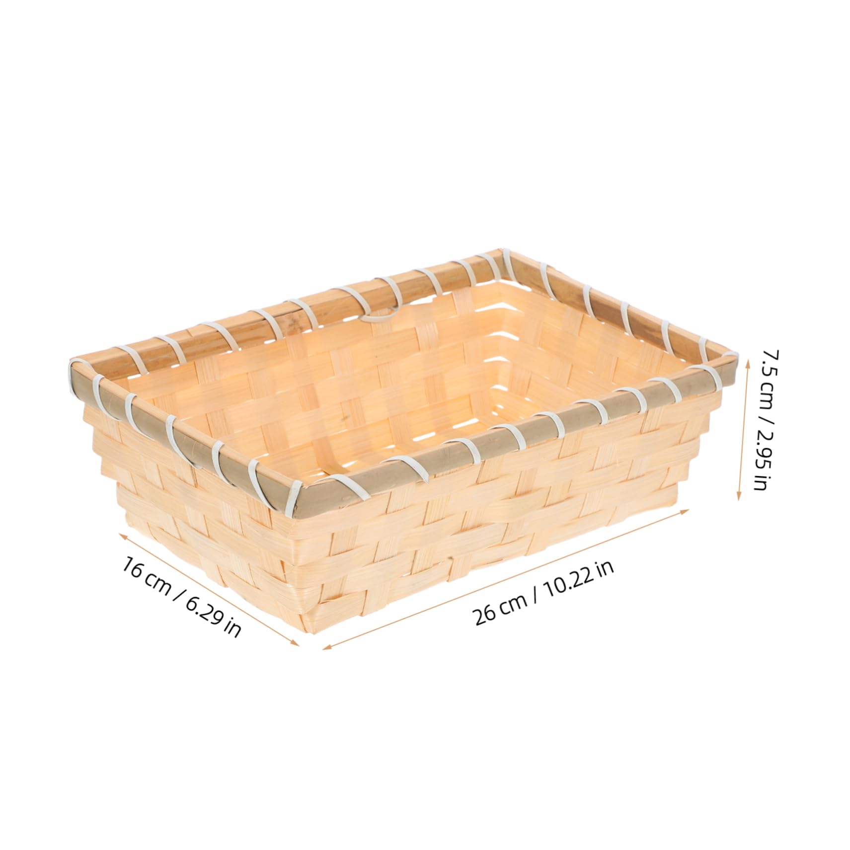 GOOHOCHY Storage Basket for Kitchen Woven Fruit Bread Container Practical Multiuse Kitchen Accessory Natural Organizing for Fruits Eggs Essentials