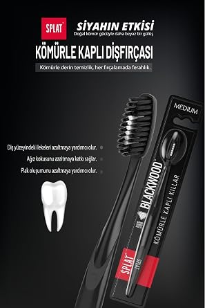 SPLAT Blackwood Toothbrush Medium