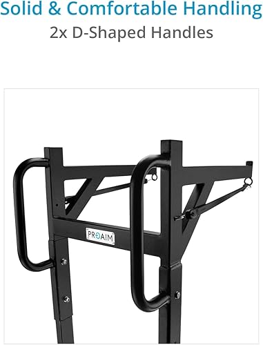 Miniatura 6 de PROAIM Vanguard - Carrito para sostener soportes en C para películaestudioescenario. Camión de acero para usuarios y operadores de equipos de