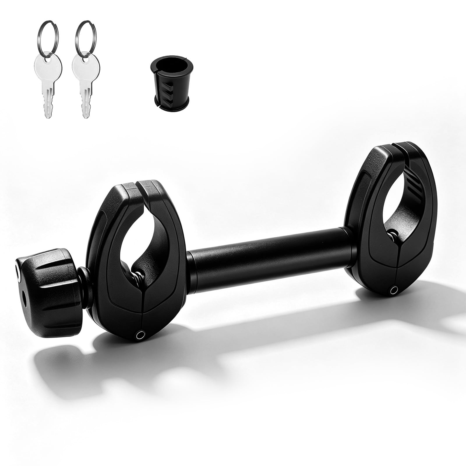 Frame Holder, Bicycle Holder, Bike Holder, Mounting Clamp, Motorhome Wheel, Lockable, for U-Bracket Tube (32 CM Length)