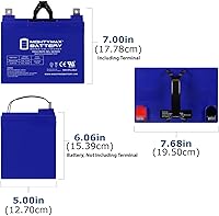 Vista 2 de Mighty Max Battery Batería de repuesto de gel NB de 12V 35AH compatible con Ortho-Kinetics Lark XT