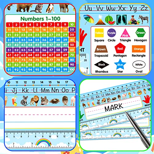 Traditional Manuscript Name Plates 36 Pack Desk