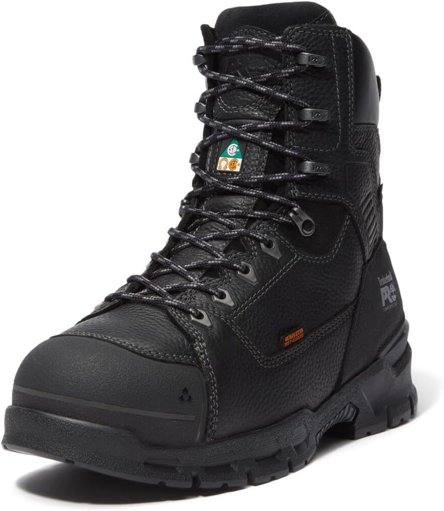 Timberland PRO mens Endurance Ev 8 Inch Composite Safety Toe Insulated Waterproof Puncture Resistant Csa Industrial Work Boot