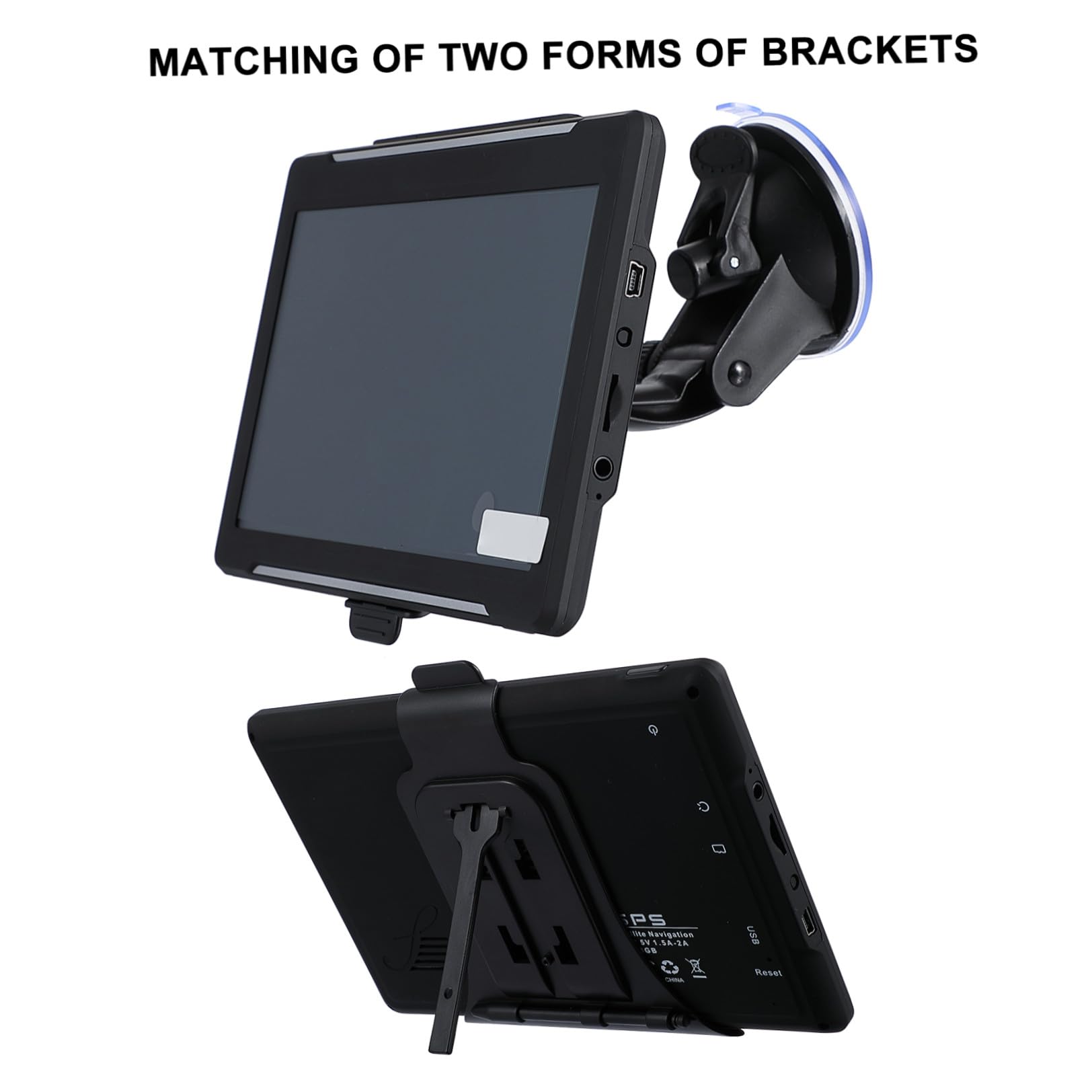 Navigatore GPS da Camion e Auto 7 Pollici Touch Screen Nero