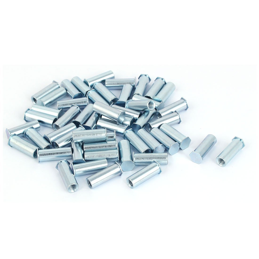 3NH® M5x20mm Hex Head Zinc Plated Carbon Steel Blind Self Clinching Standoff 50pcs-image-48