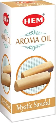 Miniatura 2 de HEM Mystic Sandal Aroma Oil  Fragancia fresca y duradera  Utilizado en difusor, popurrí y fragancia de habitación, 0.3 fl oz