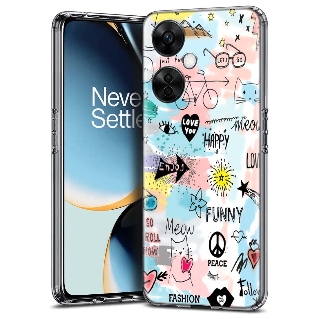 Fashionury Soft Silicone Designer Printed Full Protection Printed Back Case Cover for OnePlus Nord CE 3 Lite 5G -D0126 (B0C2QLK8RS) Amazon Price History, Amazon Price Tracker