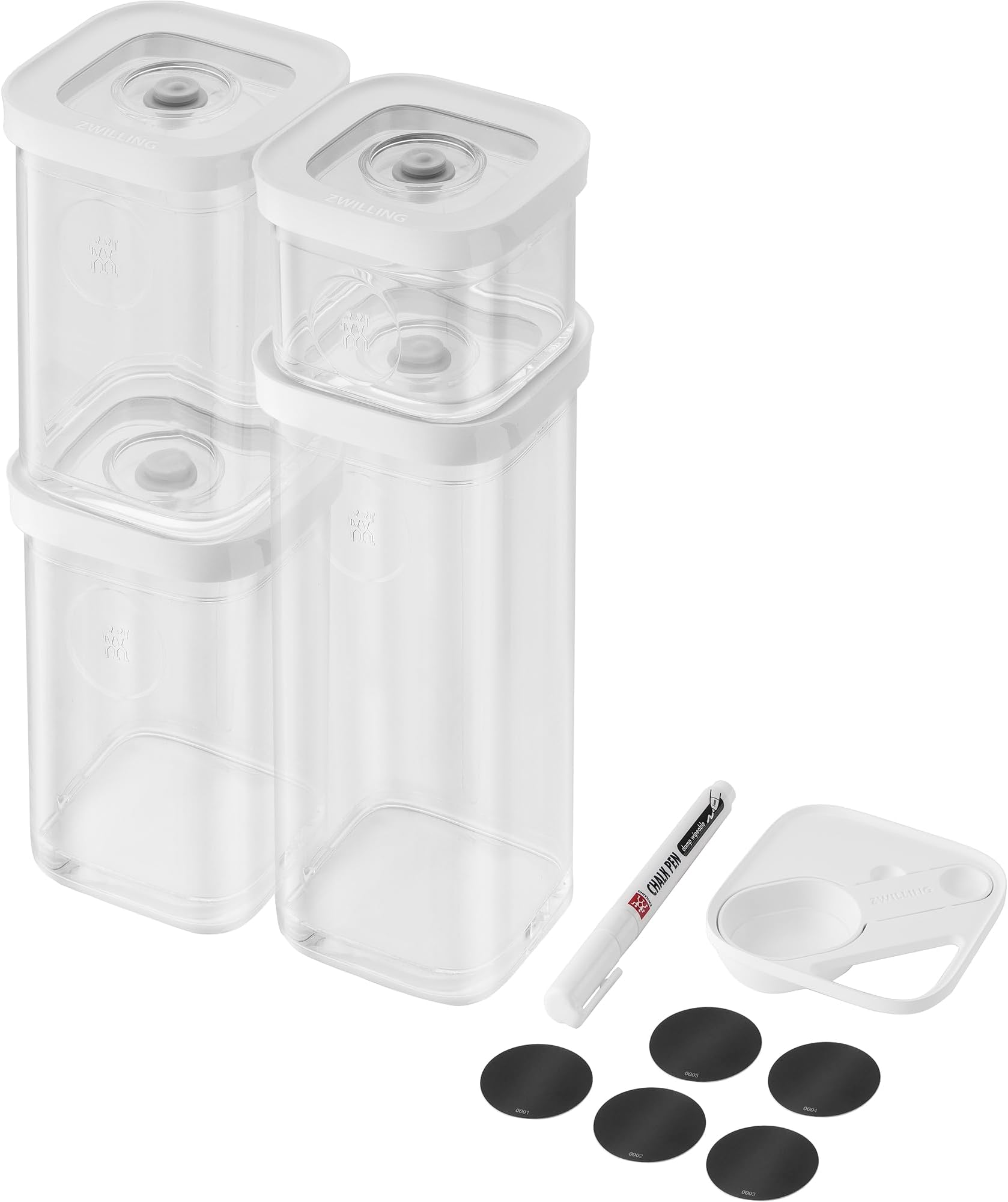 ZWILLING Fresh & Save Cube Box Set, 5pc, Plasic, Airtight