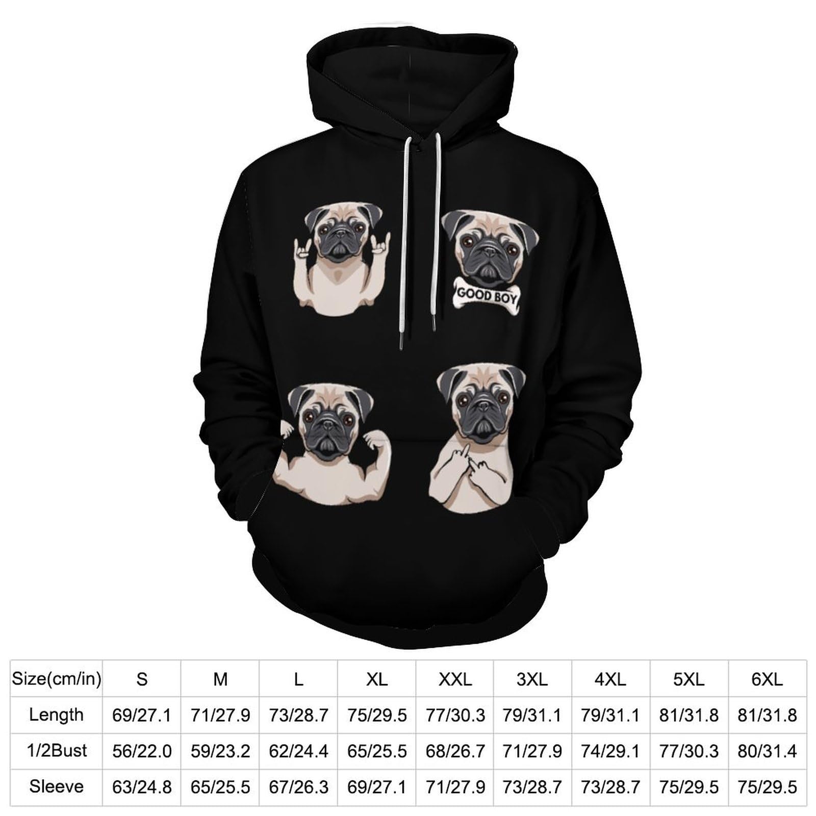 トレーナー スウェット ブルドッグデザイン ブラック XXLサイズ メンズ